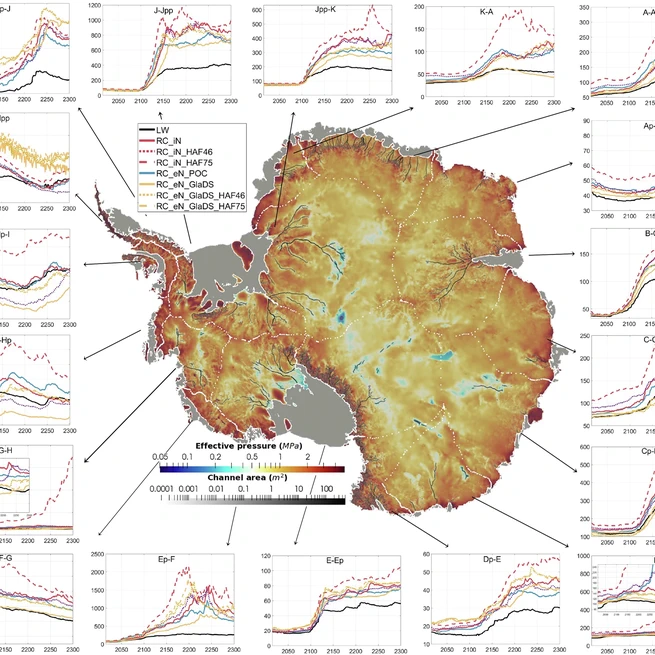 Subglacial water amplifies Antarctic contributions to sea-level rise